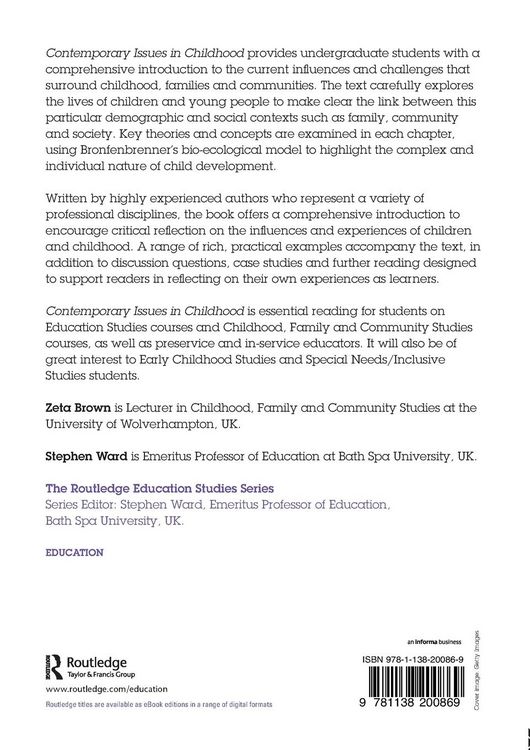 Produktbild: Contemporary Issues in Childhood