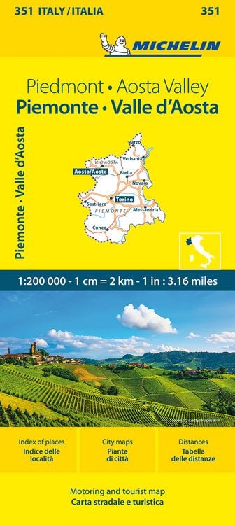Produktbild: Michelin Piemonte, Valle d' Aosta - 351