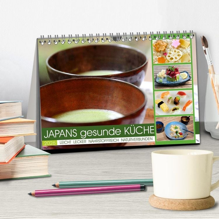 Produktbild: Japans gesunde K&uuml;che (Tischkalender 2026 DIN A5 quer), CALVENDO Monatskalender