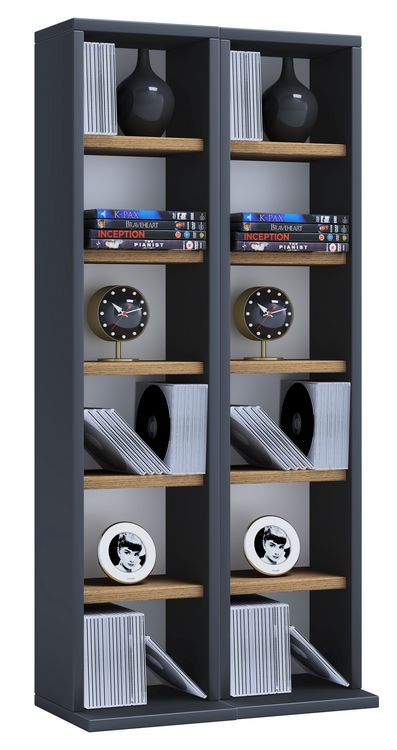 Produktbild: Holz CD DVD Stand Regal Schrank St&auml;nder Milano