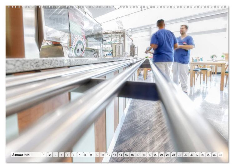 Produktbild: Hospital Art (hochwertiger Premium Wandkalender 2026 DIN A2 quer), Kunstdruck in Hochglanz
