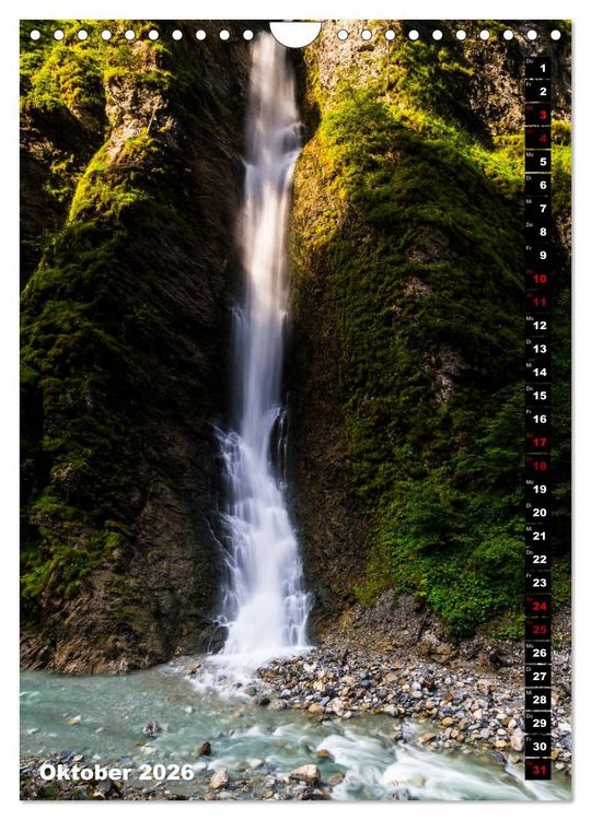 Produktbild: Wasserf&auml;lle. Beindruckende Schauspiele der Natur (Wandkalender 2026 DIN A4 hoch), CALVENDO Monatskalender