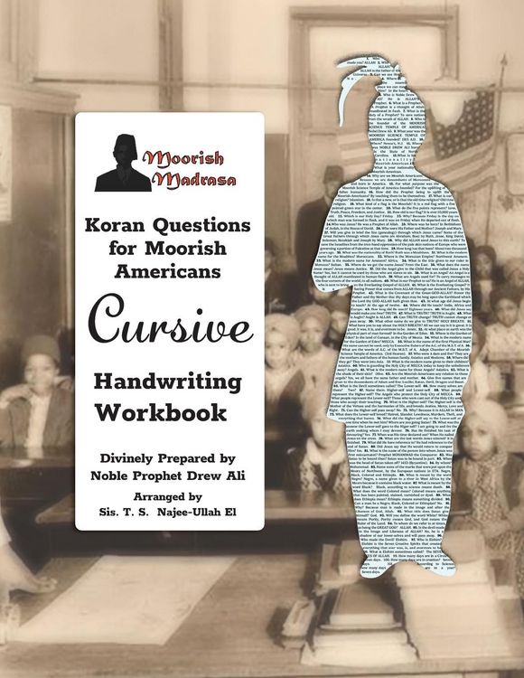 Produktbild: Koran Questions for Moorish Americans Cursive Handwriting Workbook
