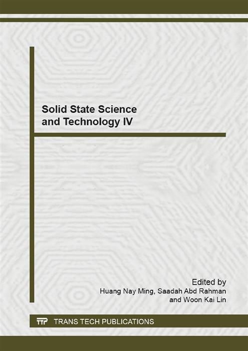 Produktbild: Solid State Science and Technology IV