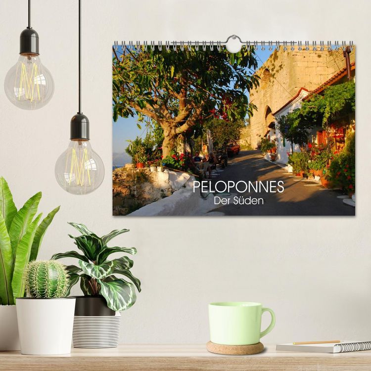 Produktbild: Peloponnes - Der S&uuml;den (Wandkalender 2026 DIN A4 quer), CALVENDO Monatskalender