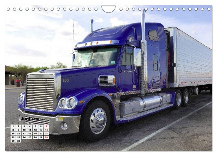 Produktbild: US-Trucks. Faszination Langhauber (Wandkalender 2026 DIN A4 quer), CALVENDO Monatskalender