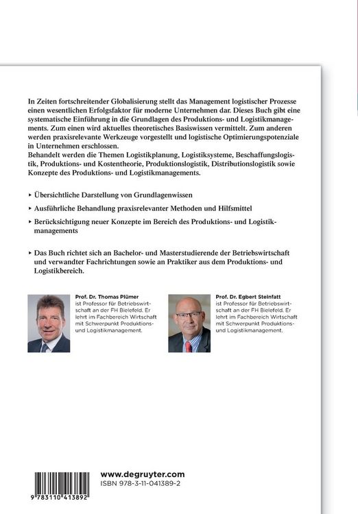 Produktbild: Produktions- und Logistikmanagement