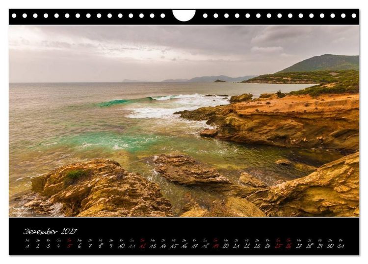 Produktbild: Sardinien Panoramakalender (Wandkalender 2027 DIN A4 quer), CALVENDO Monatskalender