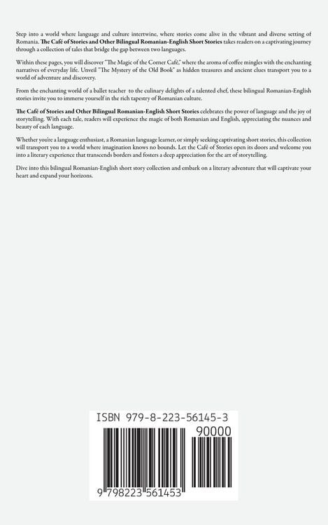 Produktbild: The Caf&eacute; of Stories and Other Bilingual Romanian-English Short Stories