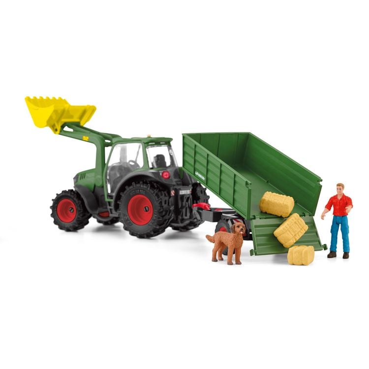 Produktbild: schleich&reg; FARM WORLD 42608 Traktor mit Anh&auml;nger