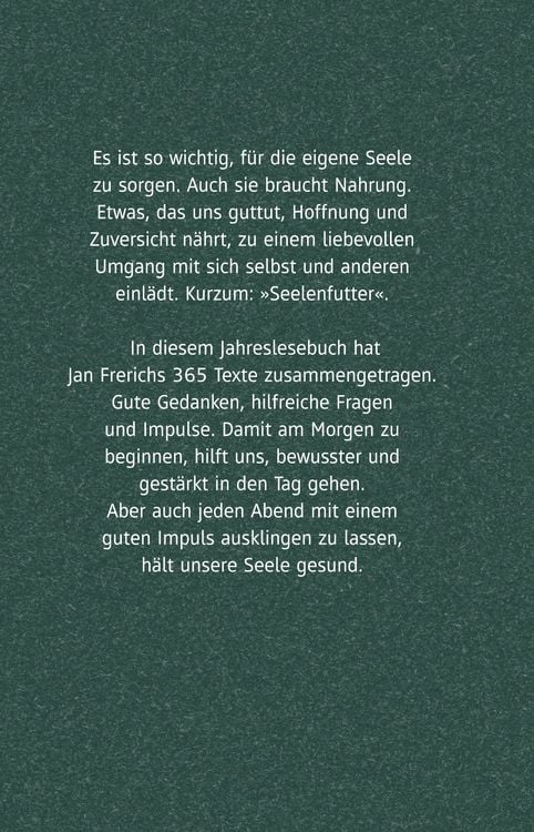 Produktbild: Seelenfutter &ndash; 365-mal das Leben sp&uuml;ren
