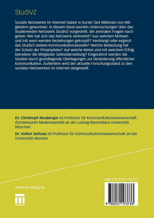 Produktbild: StudiVZ