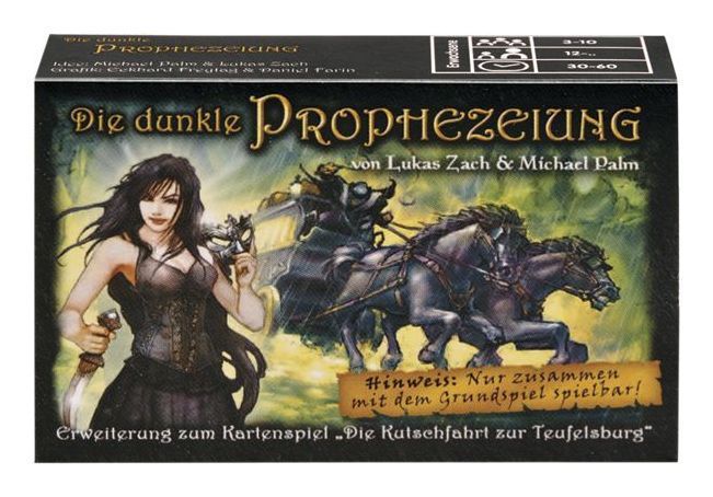 Produktbild: Die Kutschfahrt zur Teufelsburg, Die dunkle Prophezeiung (Spiel-Zubeh&ouml;r)