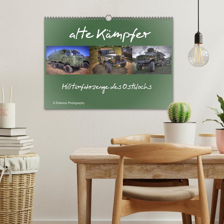 Produktbild: alte K&auml;mpfer- Milit&auml;rfahrzeuge des Ostblocks (Wandkalender 2026 DIN A3 quer), CALVENDO Monatskalender