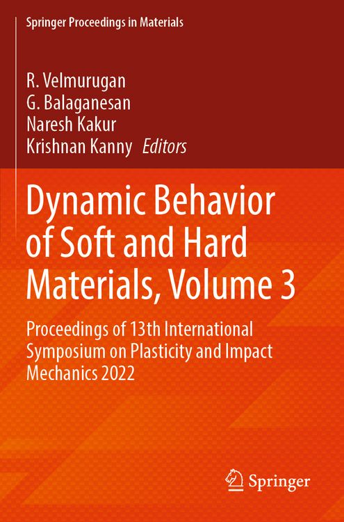Produktbild: Dynamic Behavior of Soft and Hard Materials, Volume 3