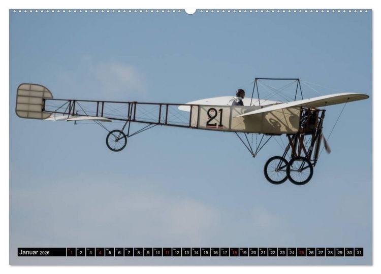 Produktbild: Modellflugkalender 2026 (hochwertiger Premium Wandkalender 2026 DIN A2 quer), Kunstdruck in Hochglanz