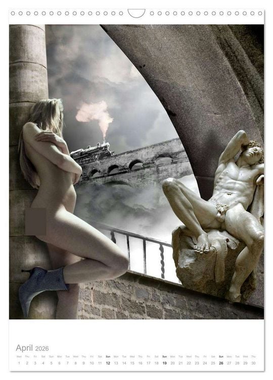 Produktbild: An Erotic Expedition to the World of Female Reveries (Wall Calendar 2026 DIN A3 portrait), CALVENDO 12 Month Wall Calendar