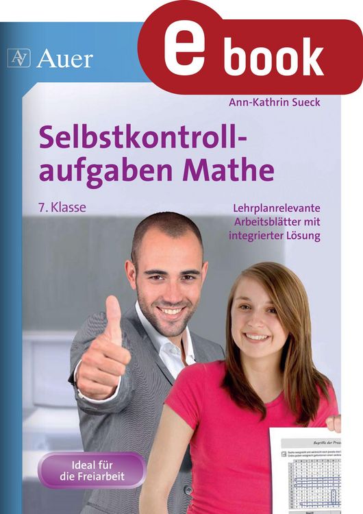 Produktbild: Selbstkontrollaufgaben Mathematik Klasse 7
