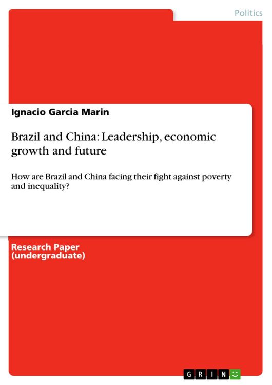 Produktbild: Brazil and China: Leadership, economic growth and future