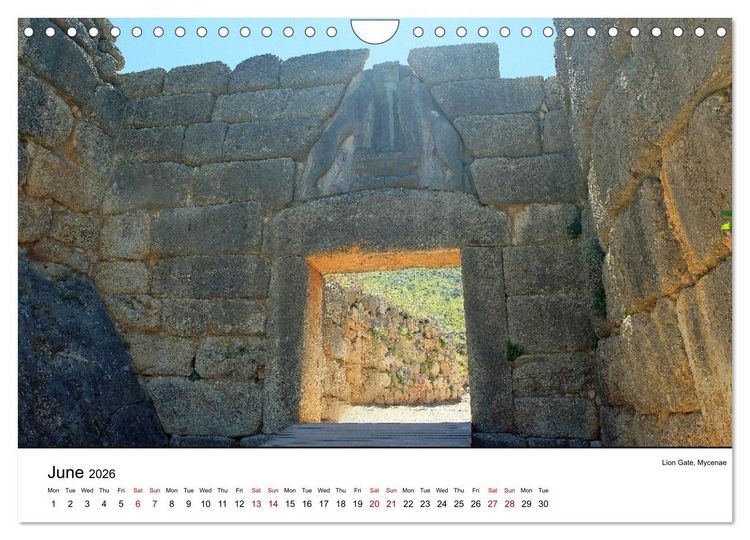 Produktbild: Highlights from the favourite land of the gods - Greece in twelve pictures (Wall Calendar 2026 DIN A4 landscape), CALVENDO 12 Month Wall Calendar