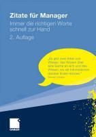 Produktbild: Zitate f&uuml;r Manager