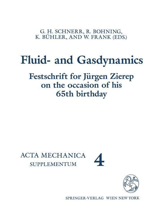 Produktbild: Fluid- and Gasdynamics