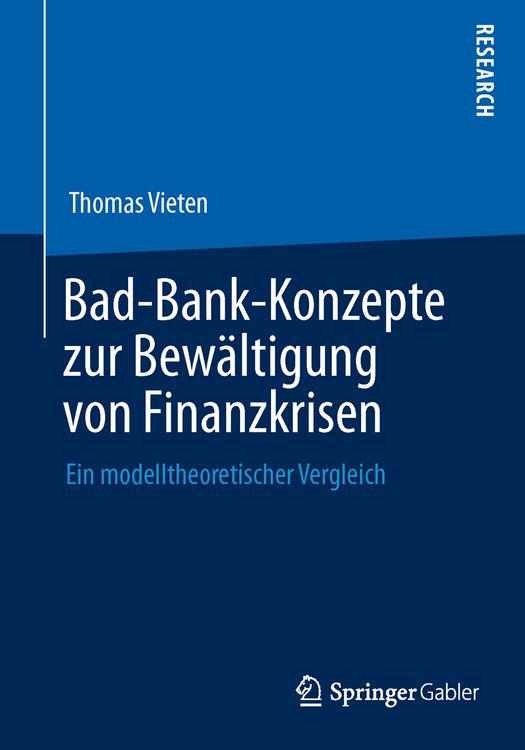 Produktbild: Bad-Bank-Konzepte zur Bew&auml;ltigung von Finanzkrisen