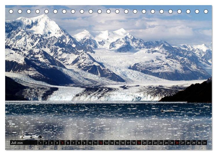 Produktbild: Alaska - Weites Land (Tischkalender 2026 DIN A5 quer), CALVENDO Monatskalender
