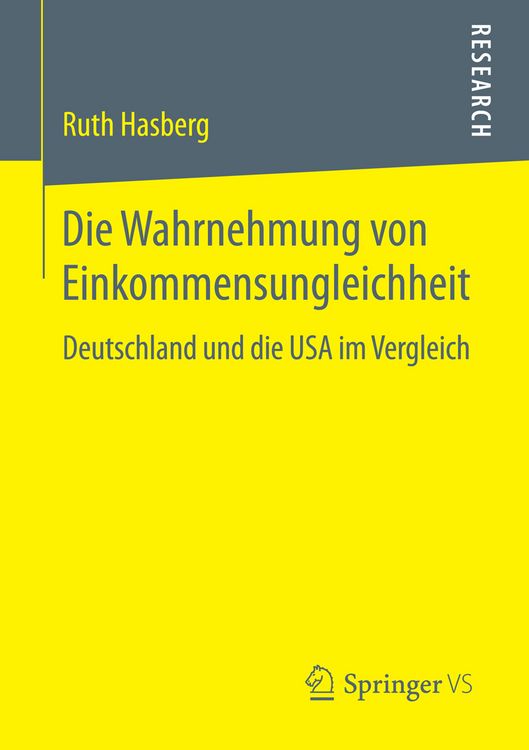 Produktbild: Die Wahrnehmung von Einkommensungleichheit