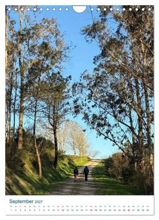 Produktbild: Camino a Fisterra - der Jakobsweg zum Kap Finisterra (Wandkalender 2027 DIN A4 hoch), CALVENDO Monatskalender