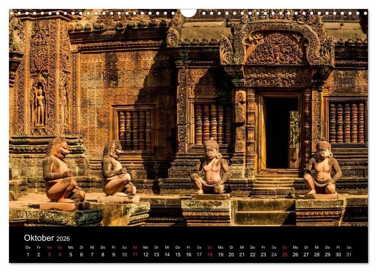 Produktbild: Kambodscha: das K&ouml;nigreich der Wunder (Wandkalender 2026 DIN A3 quer), CALVENDO Monatskalender