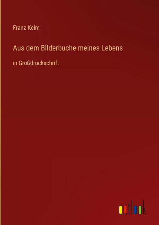 Produktbild: Aus dem Bilderbuche meines Lebens