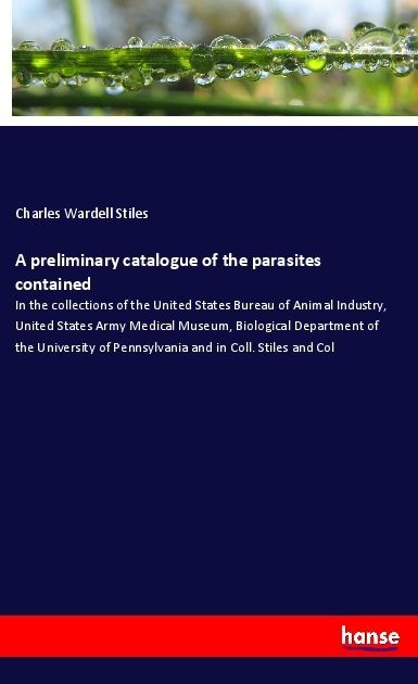 Produktbild: A preliminary catalogue of the parasites contained