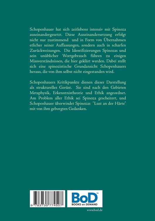 Produktbild: Schopenhauers Anleihen bei Spinoza