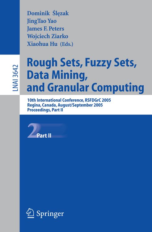 Produktbild: Rough Sets, Fuzzy Sets, Data Mining, and Granular Computing