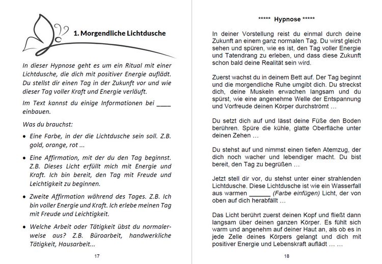 Produktbild: Hypnosetexte zum Vorlesen und selber Zusammenstellen 9