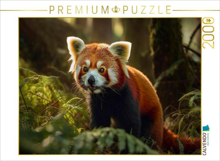 Produktbild: CALVENDO Puzzle Roter Panda - aufpassen | 2000 Teile Lege-Gr&ouml;&szlig;e 90x67cm Foto-Puzzle f&uuml;r gl&uuml;ckliche Stunden