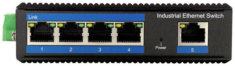 Produktbild: LogiLink NS200 NS200 Industrial Ethernet Switch 5 Port 10 / 100MBit/s