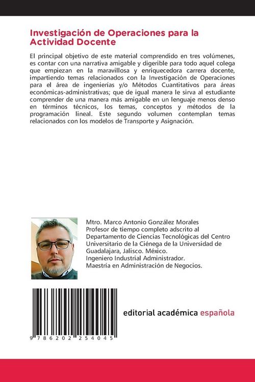 Produktbild: Investigaci&oacute;n de Operaciones para la Actividad Docente