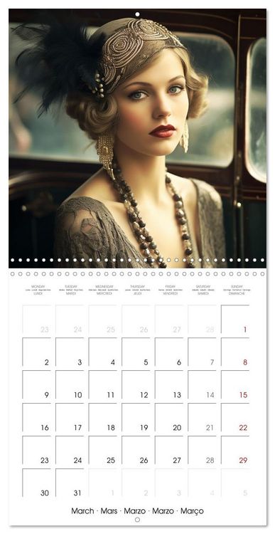 Produktbild: Gr&acirc;ce des ann&eacute;es 30 (Calendrier mural carr&eacute; 2026 30x30 cm) Calendrier double avec une page pour vos prises de notes