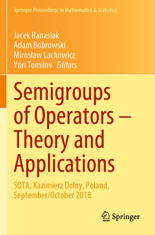 Produktbild: Semigroups of Operators &ndash; Theory and Applications