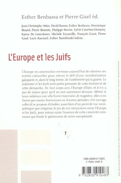 Produktbild: L'Europe et les Juifs