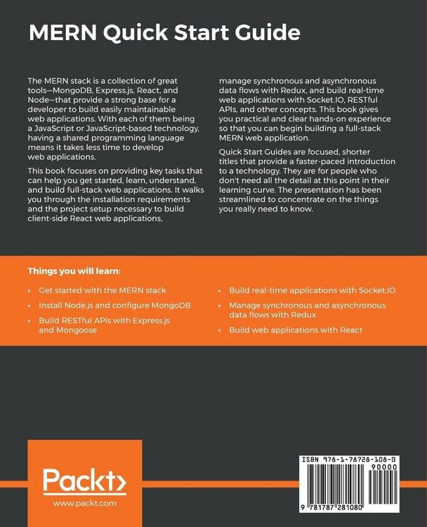 Produktbild: MERN Quick Start Guide