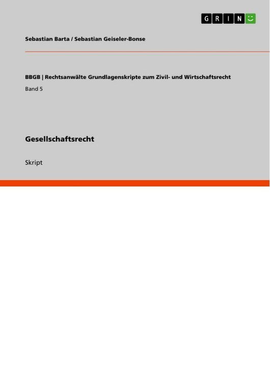 Produktbild: Gesellschaftsrecht