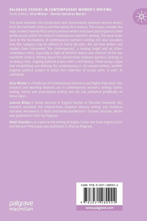 Produktbild: Legacies and Lifespans in Contemporary Women&rsquo;s Writing