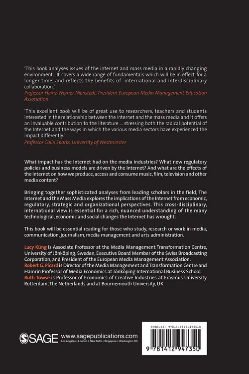 Produktbild: The Internet and the Mass Media