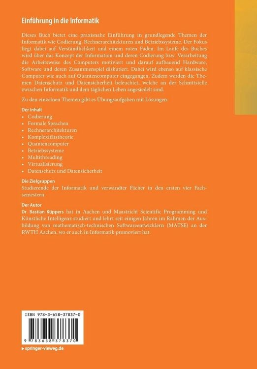 Produktbild: Einf&uuml;hrung in die Informatik