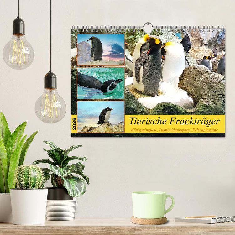 Produktbild: Tierische Fracktr&auml;ger (Wandkalender 2026 DIN A4 quer), CALVENDO Monatskalender