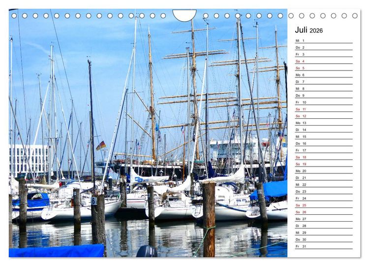 Produktbild: Travem&uuml;nder Durchblicke (Wandkalender 2026 DIN A4 quer), CALVENDO Monatskalender