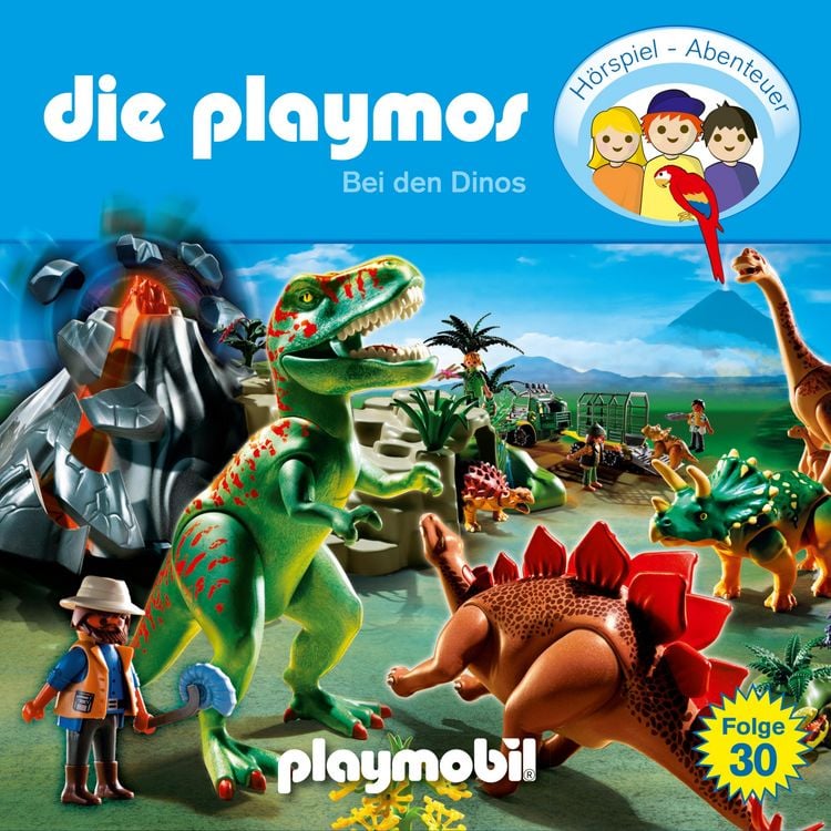 Produktbild: Die Playmos - Das Original Playmobil H&ouml;rspiel, Folge 30: Bei den Dinos